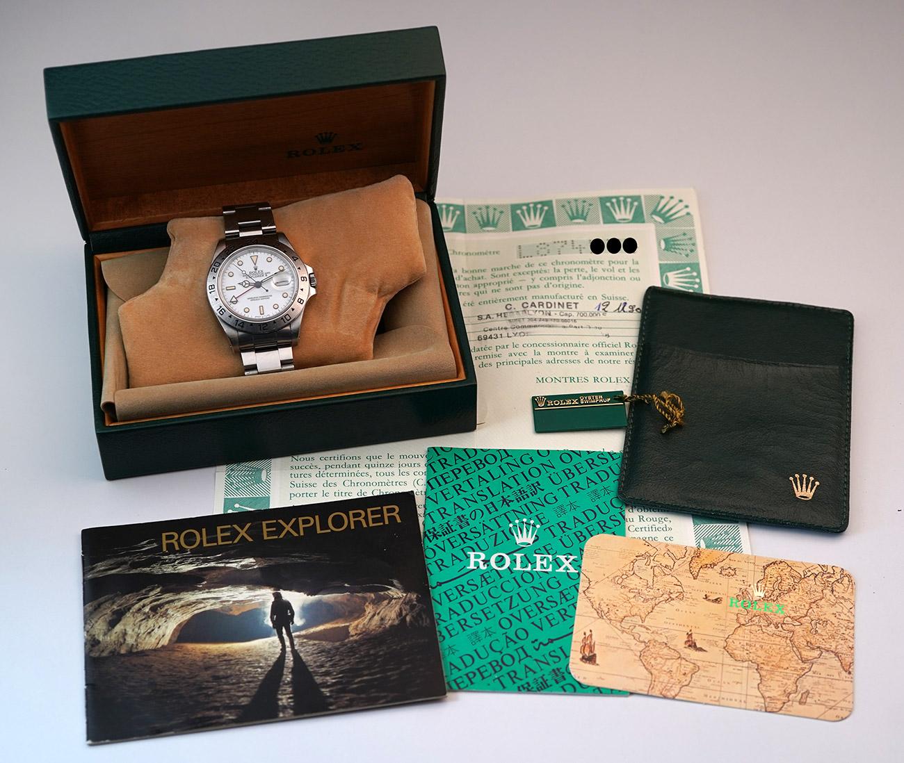 Vintage Rolex Explorer 16570 Chicchi di Mais - Full Set sold on watchPool24