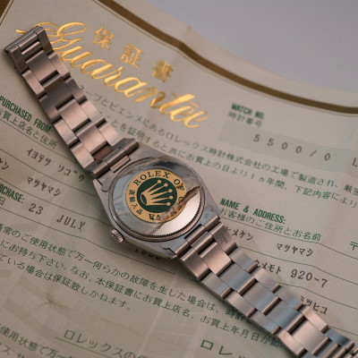 Rolex Air-King 5500 NOS - Japan Papers