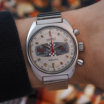 Vintage Eberhard Extra-Fort 31006 Racing Chrono