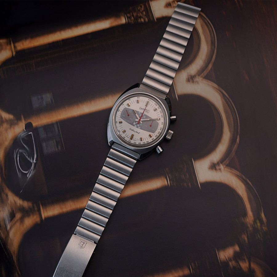 Eberhard Extra-Fort 31006 Racing Chrono - originales Edelstahl-Armband