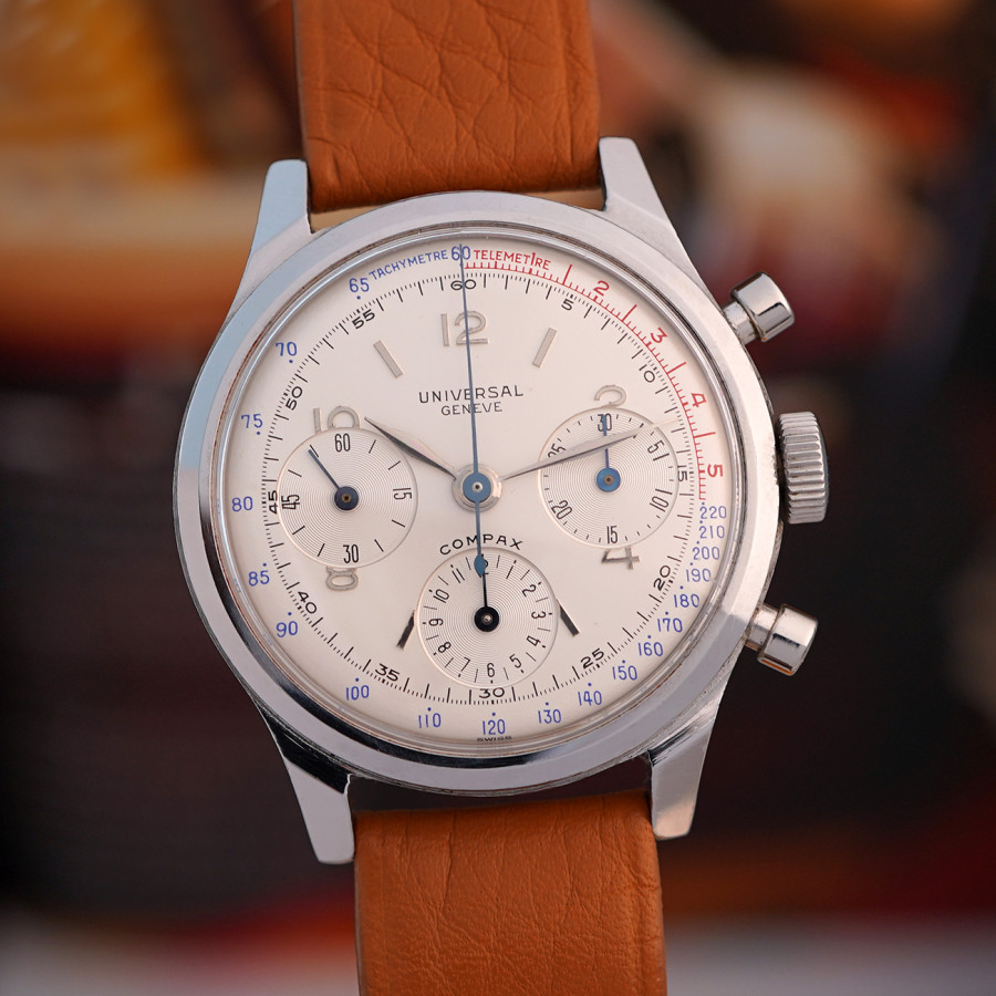 Universal Genève Compax 22499 Spillman Case - 38mm Spillman Gehäuse