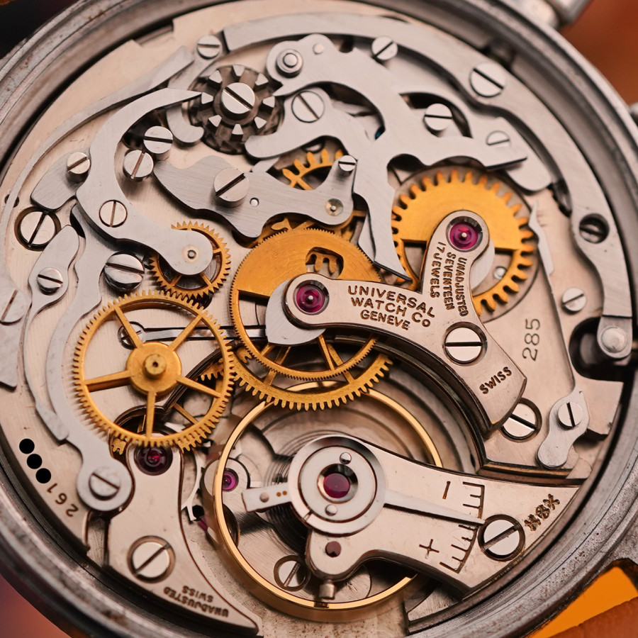 Universal Genève Compax 22499 Spillman Case - Universal Genève Kaliber 285