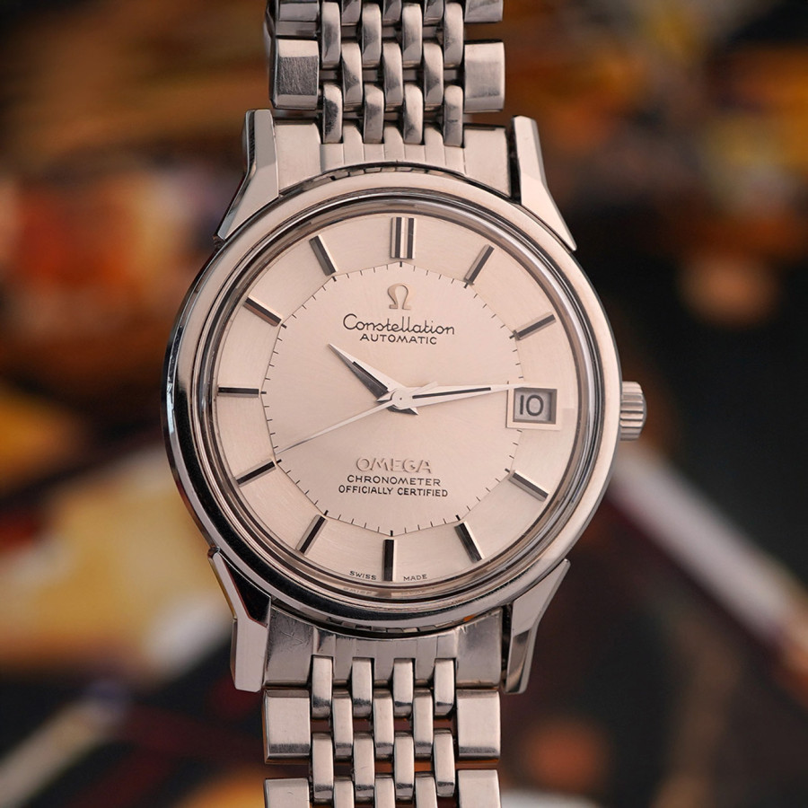 Omega Constellation 168.0065 Pie Pan Dial - unpoliertes Gehäuse mit markanten Bandanstößen