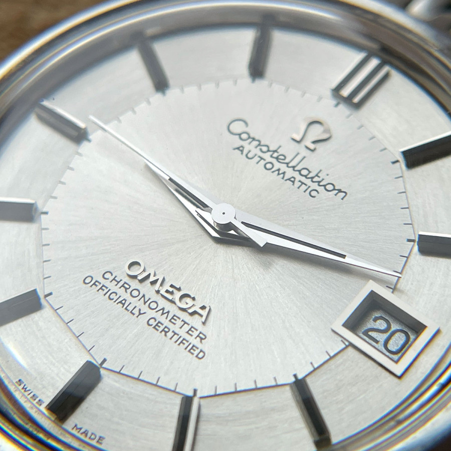 Omega Constellation 168.0065 Pie Pan Dial - makelloses Sonnenschlif-Zifferblatt