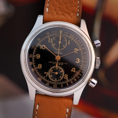 Venus Antimagnetic Chronograph Nero Dial