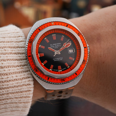 Vintage Blancpain Fifty Fathoms BUND Barakuda