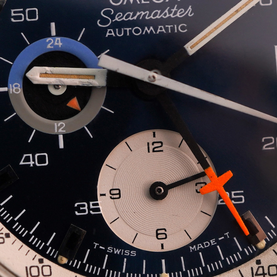 Omega Seamaster 176.007 - 24 hours display, 12 hours totalizator