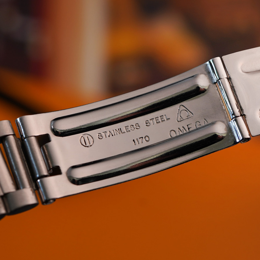 Omega Seamaster 176.007 - bracelet reference 1170 inside the clasp