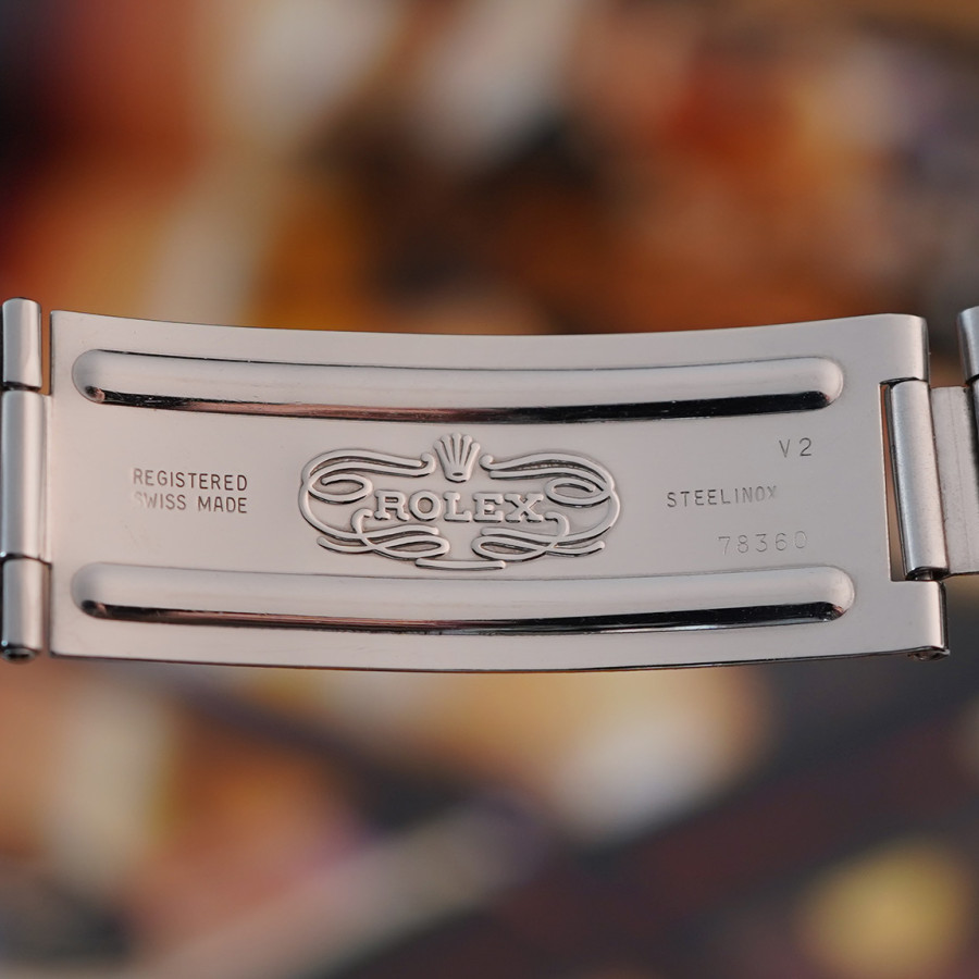 Tudor Oysterdate 9430/0 First Series - clasp code V2 and bracelet reference 78360 inside the clasp
