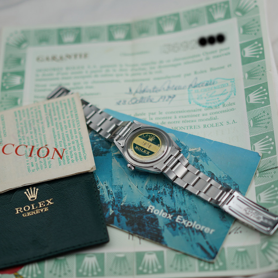 Rolex Explorer 1016 - Papers - original accessories