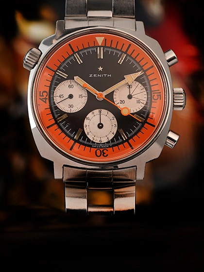 Zenith Super Sub Sea Ref. A3736 Orange Bezel